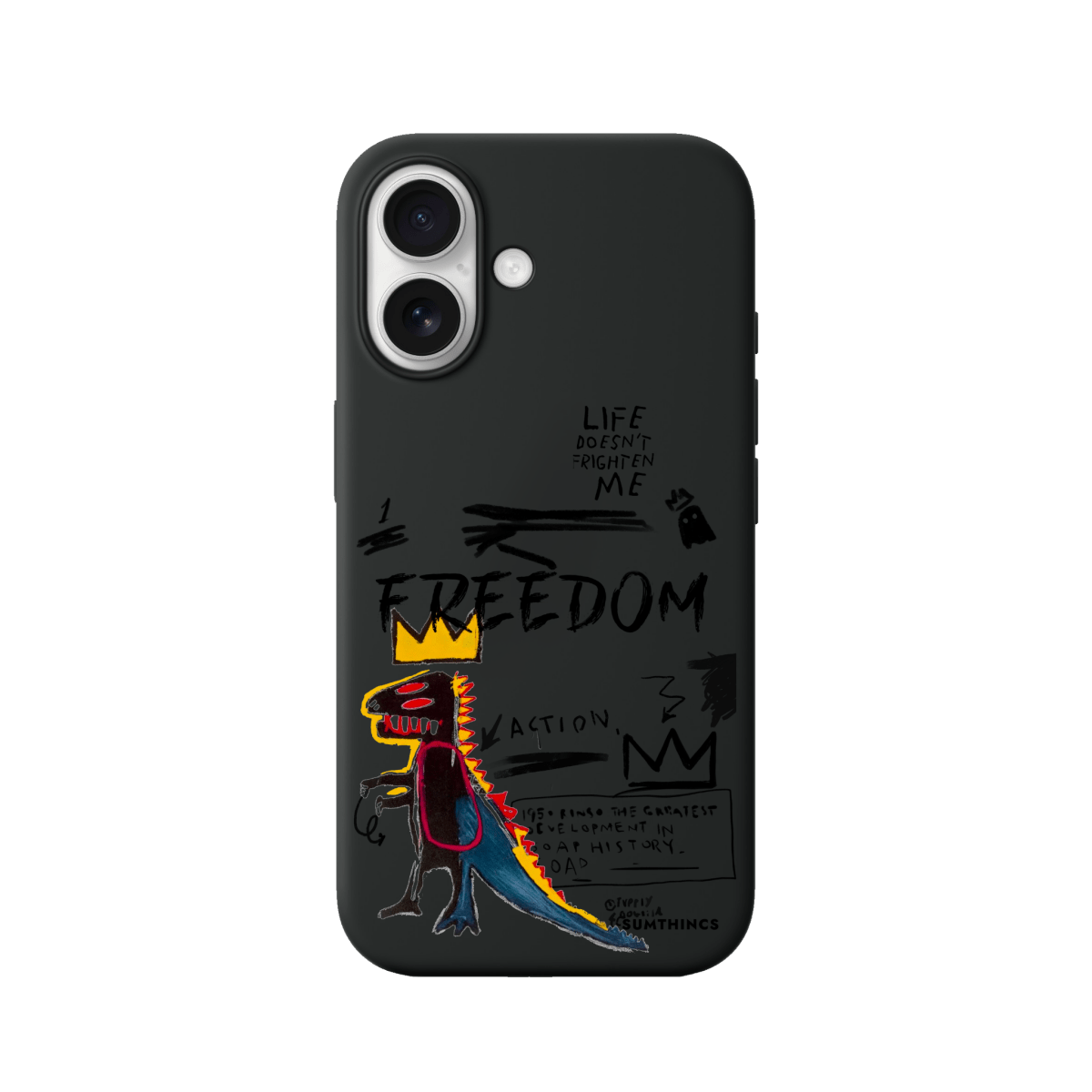 iPhone 17 Freedom Premium Telefon Kılıfı Siyah - SUMTHINCS