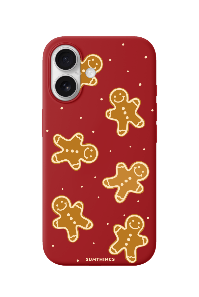 iPhone 17 Gingerbread Man Premium Telefon Kılıfı Kırmızı - SUMTHINCS