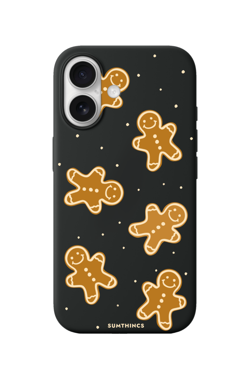 iPhone 17 Gingerbread Man Premium Telefon Kılıfı Siyah - SUMTHINCS