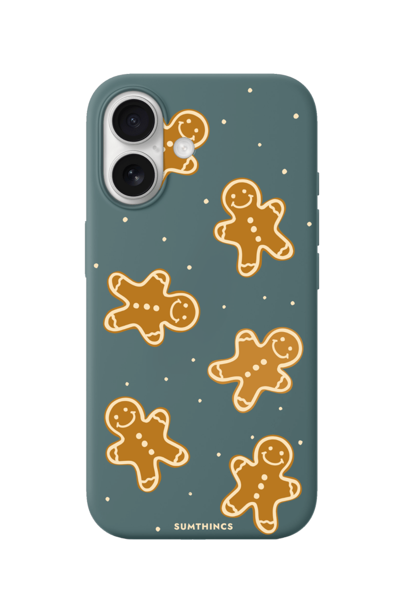 iPhone 17 Gingerbread Man Premium Telefon Kılıfı Kaktüs Yeşili - SUMTHINCS
