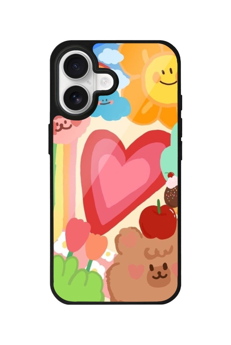 iPhone 17 Happy Day Glossy Cam Telefon Kılıfı - Sumthincs