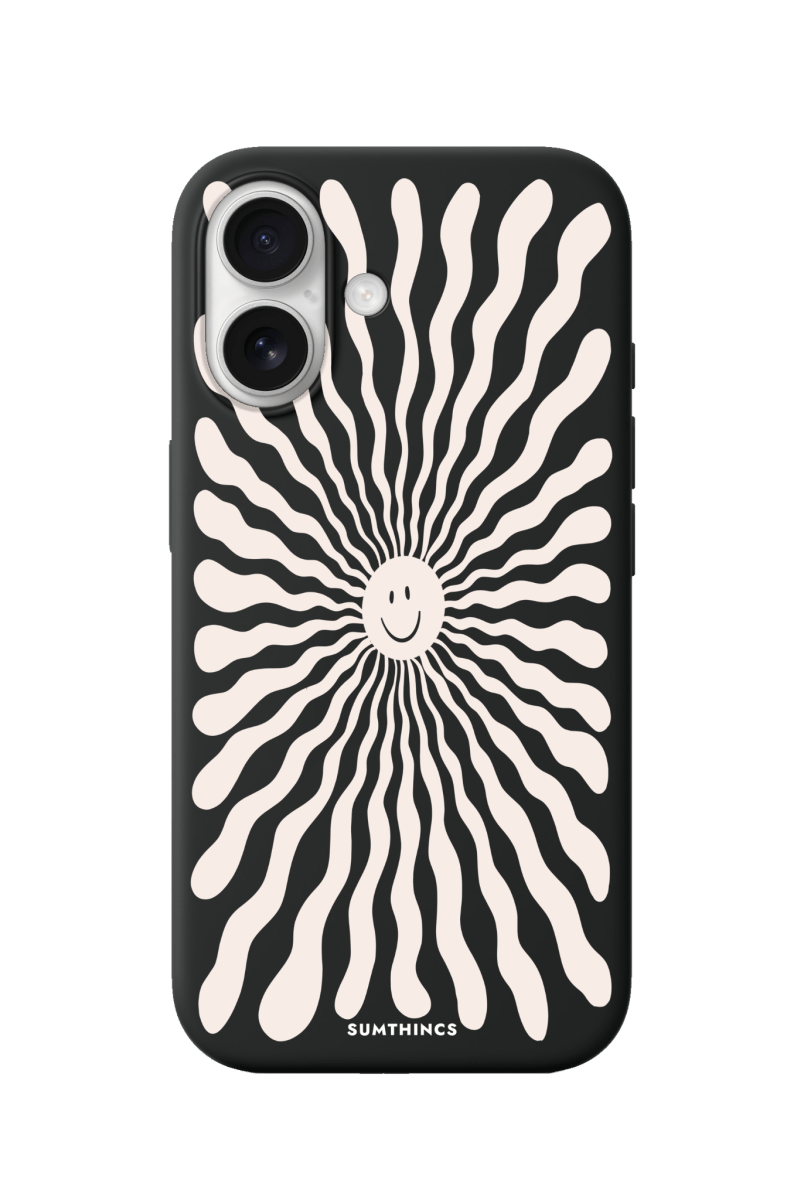 iPhone 17 Happy Little Sun Premium Telefon Kılıfı Siyah - SUMTHINCS