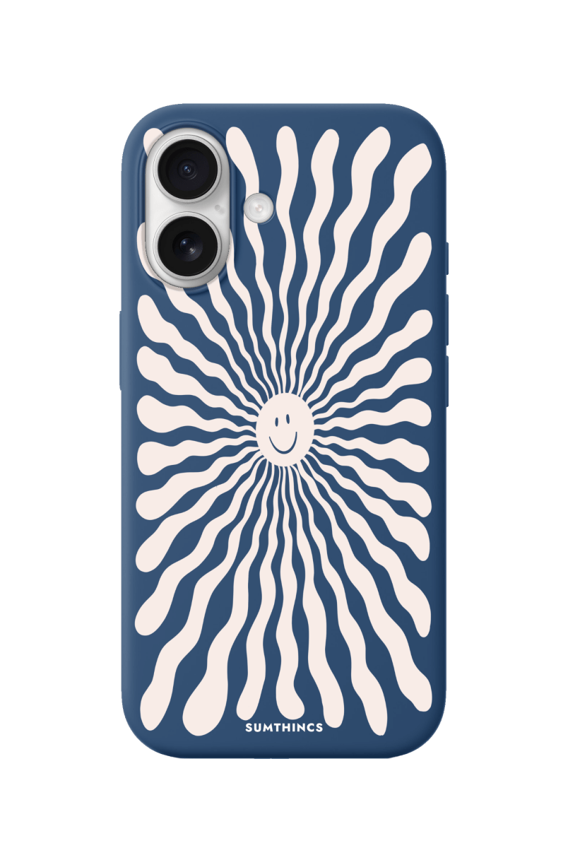 iPhone 17 Happy Little Sun Premium Telefon Kılıfı Pasifik Mavi - SUMTHINCS