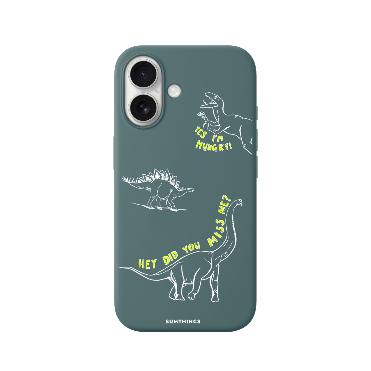 iPhone 17 Hey Did You Miss Me? Premium Telefon Kılıfı Kaktüs Yeşili - SUMTHINCS