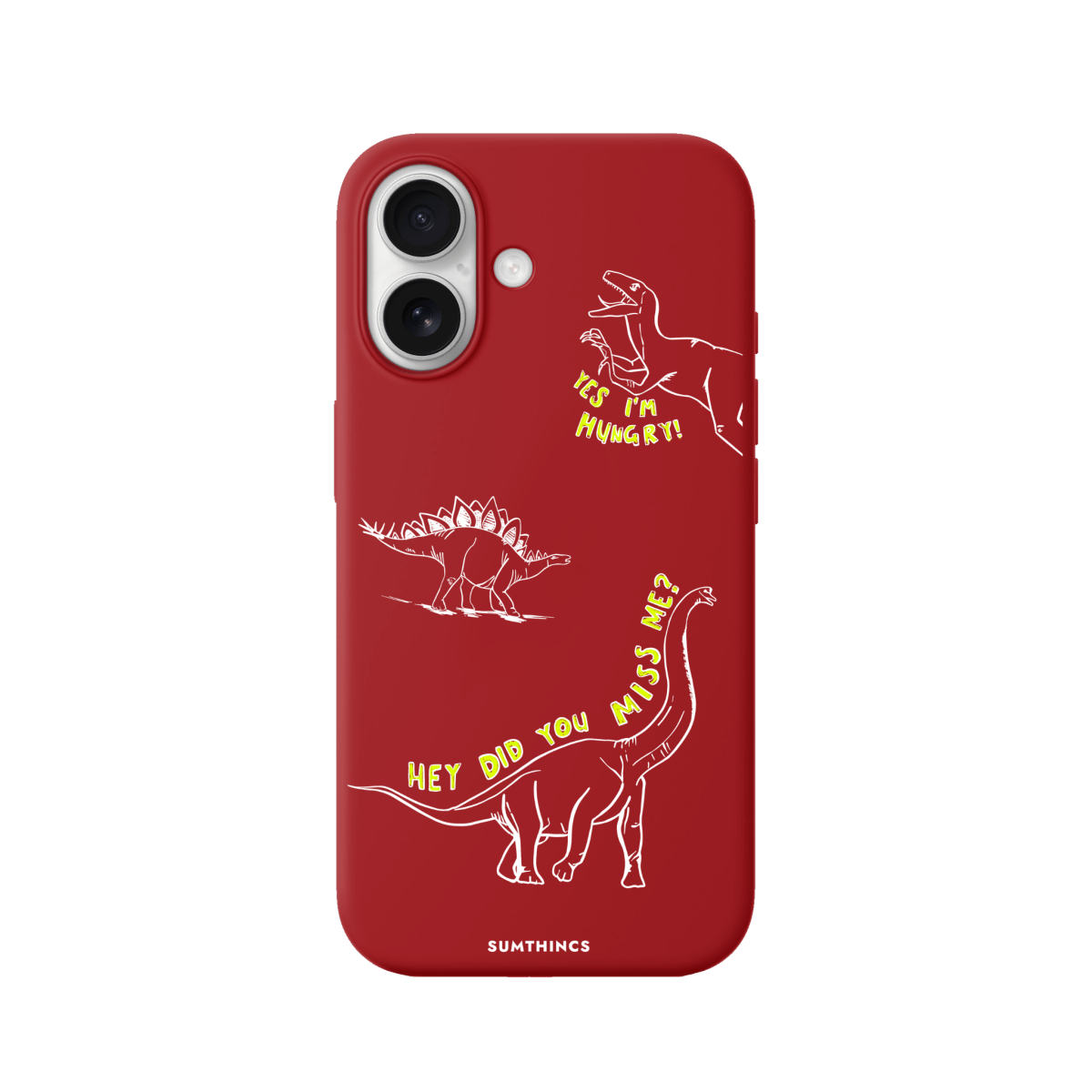 iPhone 17 Hey Did You Miss Me? Premium Telefon Kılıfı Kırmızı - SUMTHINCS
