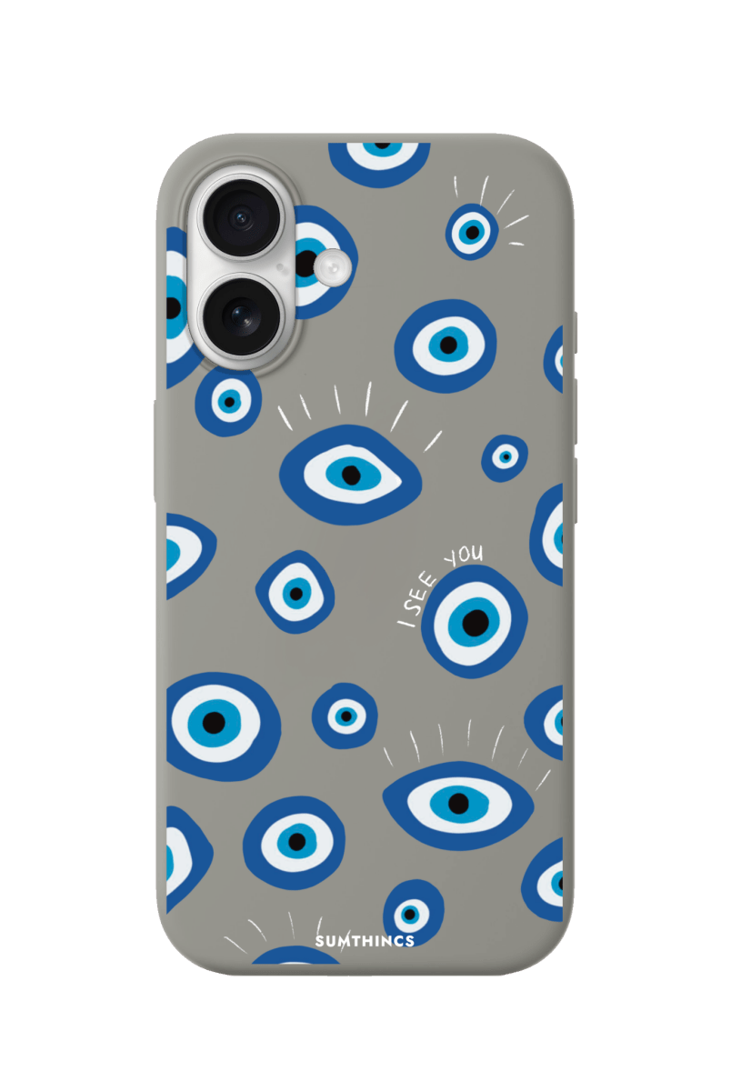 iPhone 17 I See You Premium Telefon Kılıfı Gri - SUMTHINCS