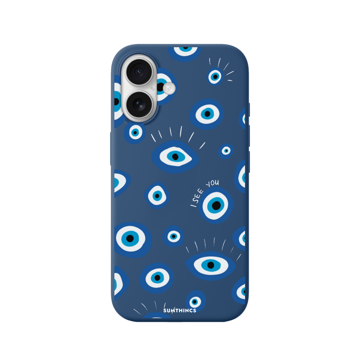 iPhone 17 I See You Premium Telefon Kılıfı Pasifik Mavi - SUMTHINCS