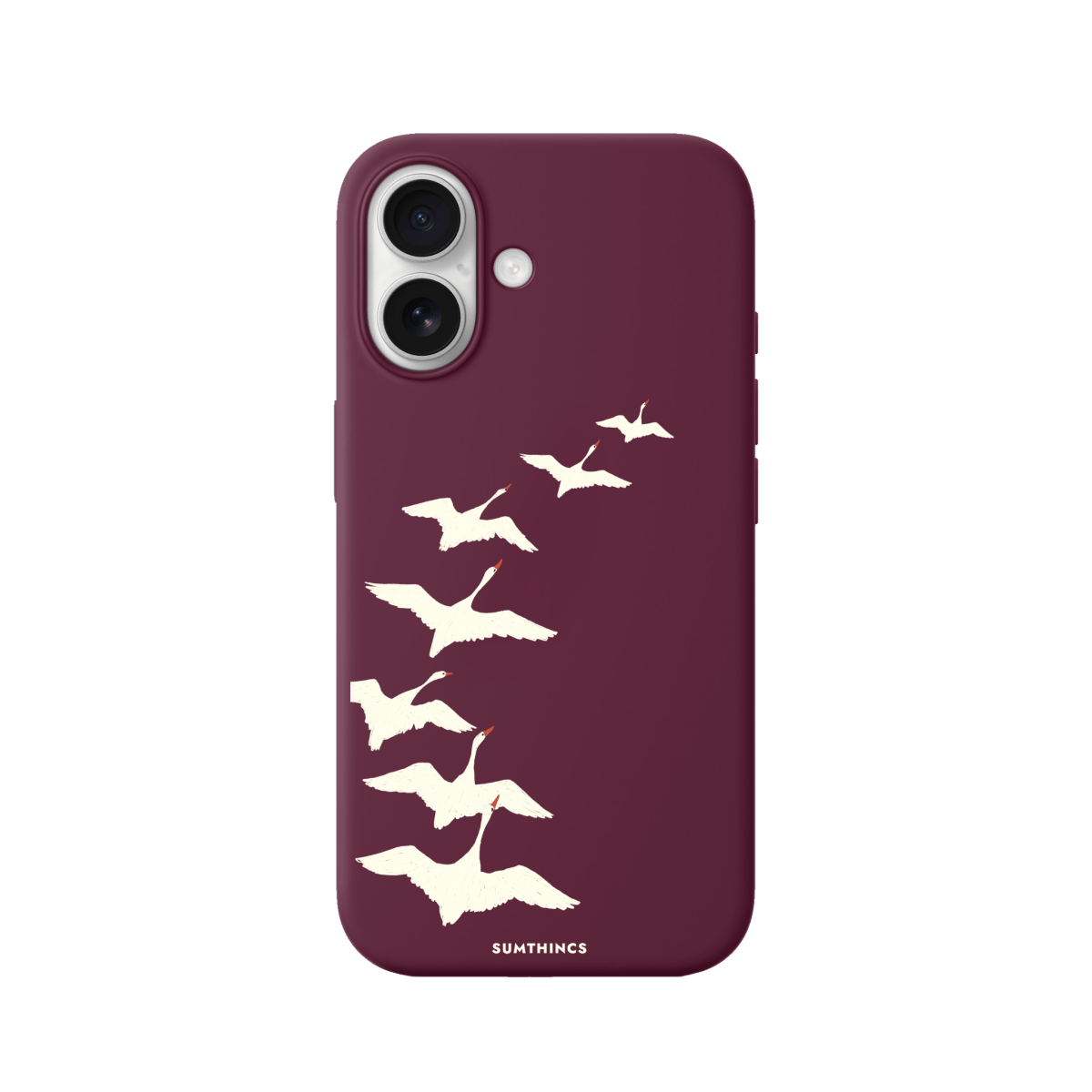 iPhone 17 Journey Premium Telefon Kılıfı Bordo - SUMTHINCS