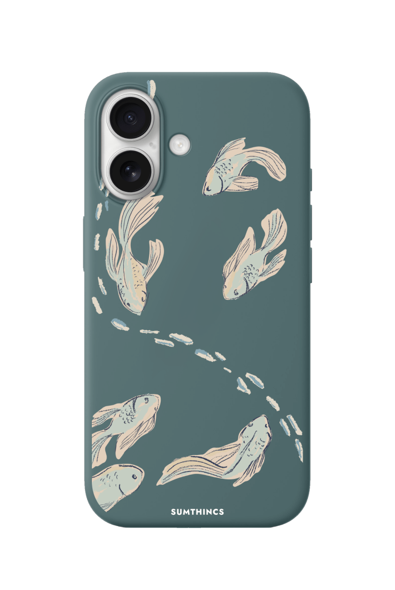 iPhone 17 Koi Fish Premium Telefon Kılıfı Kaktüs Yeşili - SUMTHINCS