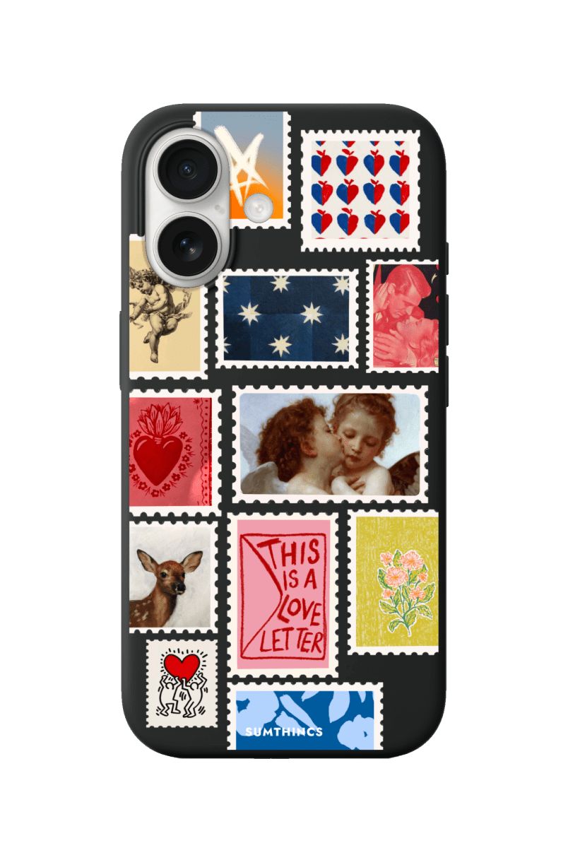 iPhone 17 Love Letter Premium Telefon Kılıfı Siyah - SUMTHINCS