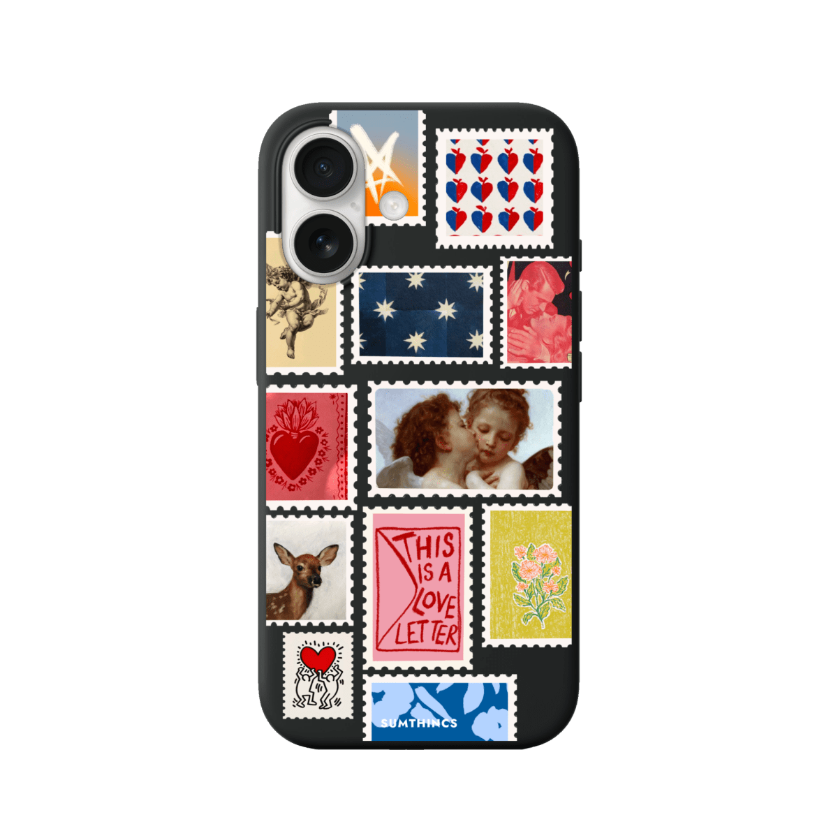 iPhone 17 Love Letter Premium Telefon Kılıfı Siyah - SUMTHINCS