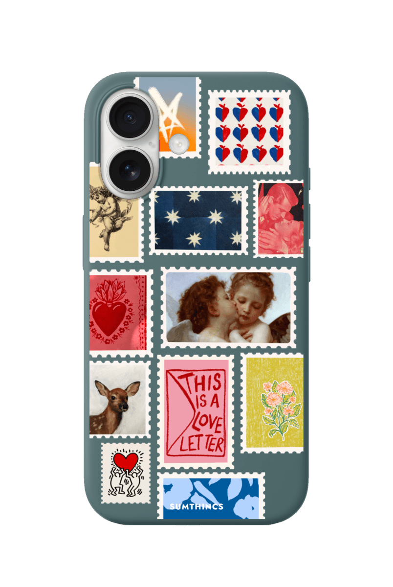 iPhone 17 Love Letter Premium Telefon Kılıfı Kaktüs Yeşili - SUMTHINCS