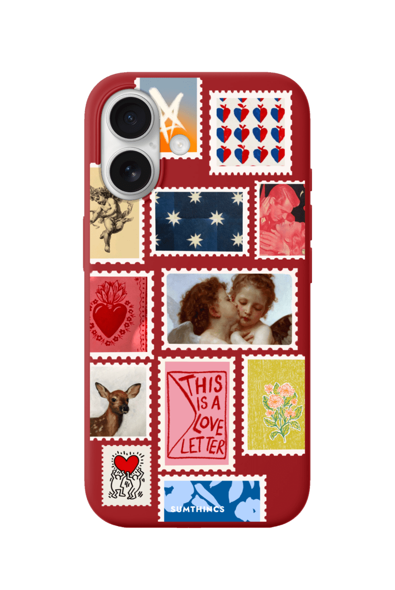 iPhone 17 Love Letter Premium Telefon Kılıfı Kırmızı - SUMTHINCS