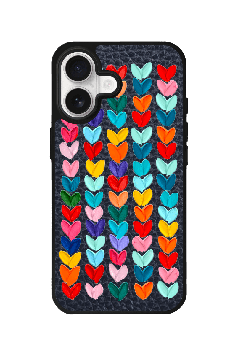 iPhone 17 Lovestorm Leather Vegan Deri Telefon Kılıfı Pasifik Mavi - SUMTHINCS