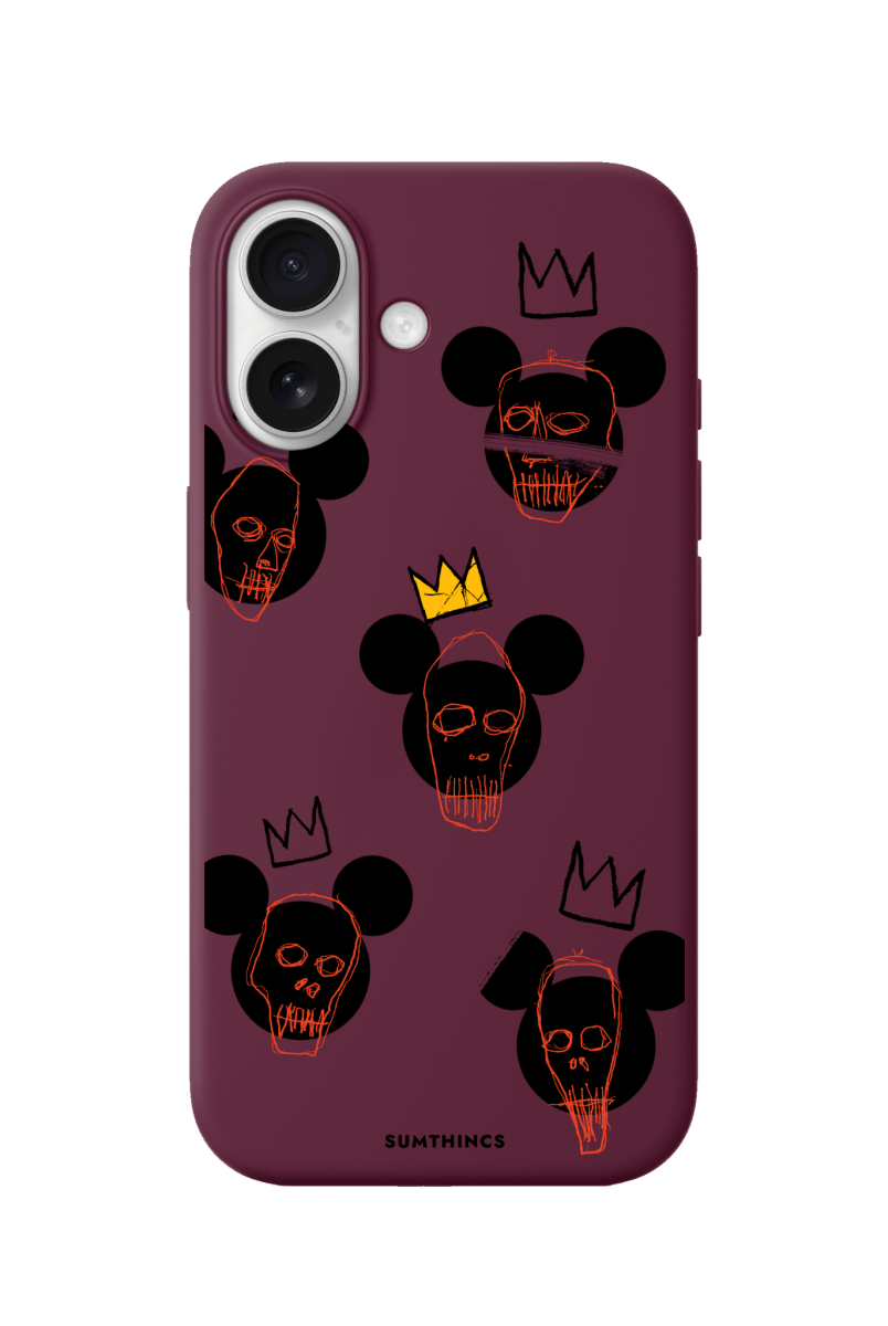 iPhone 17 Mickeys Midnight Premium Telefon Kılıfı Bordo - SUMTHINCS