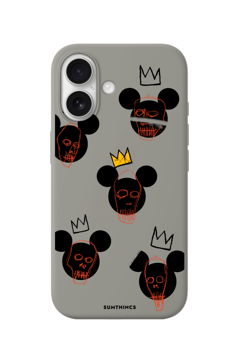 iPhone 17 Mickeys Midnight Premium Telefon Kılıfı Gri - SUMTHINCS