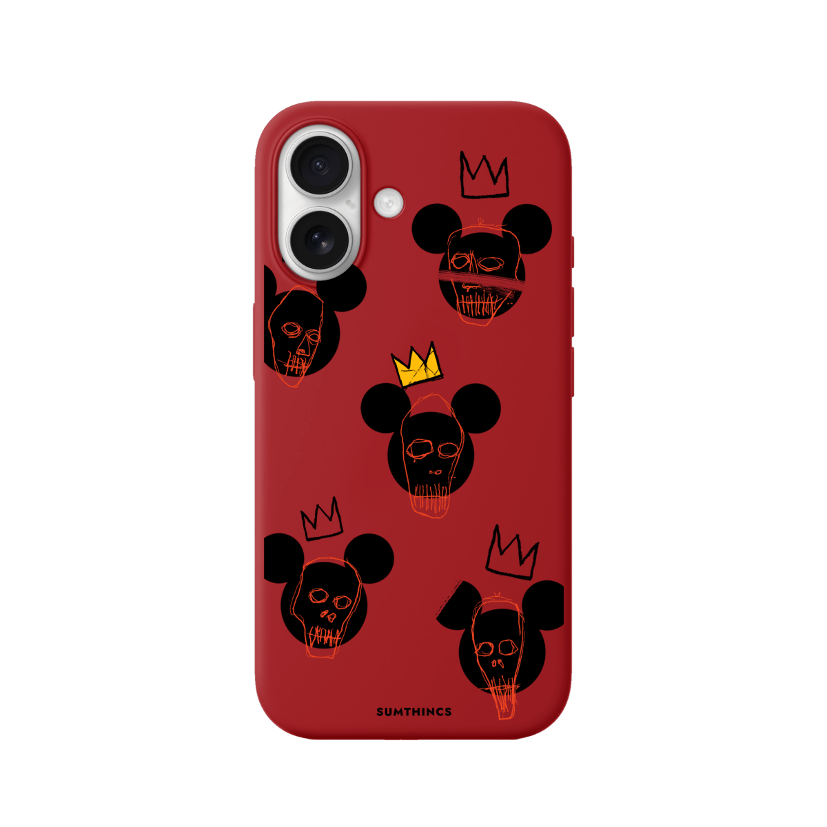 iPhone 17 Mickeys Midnight Premium Telefon Kılıfı Kırmızı - SUMTHINCS