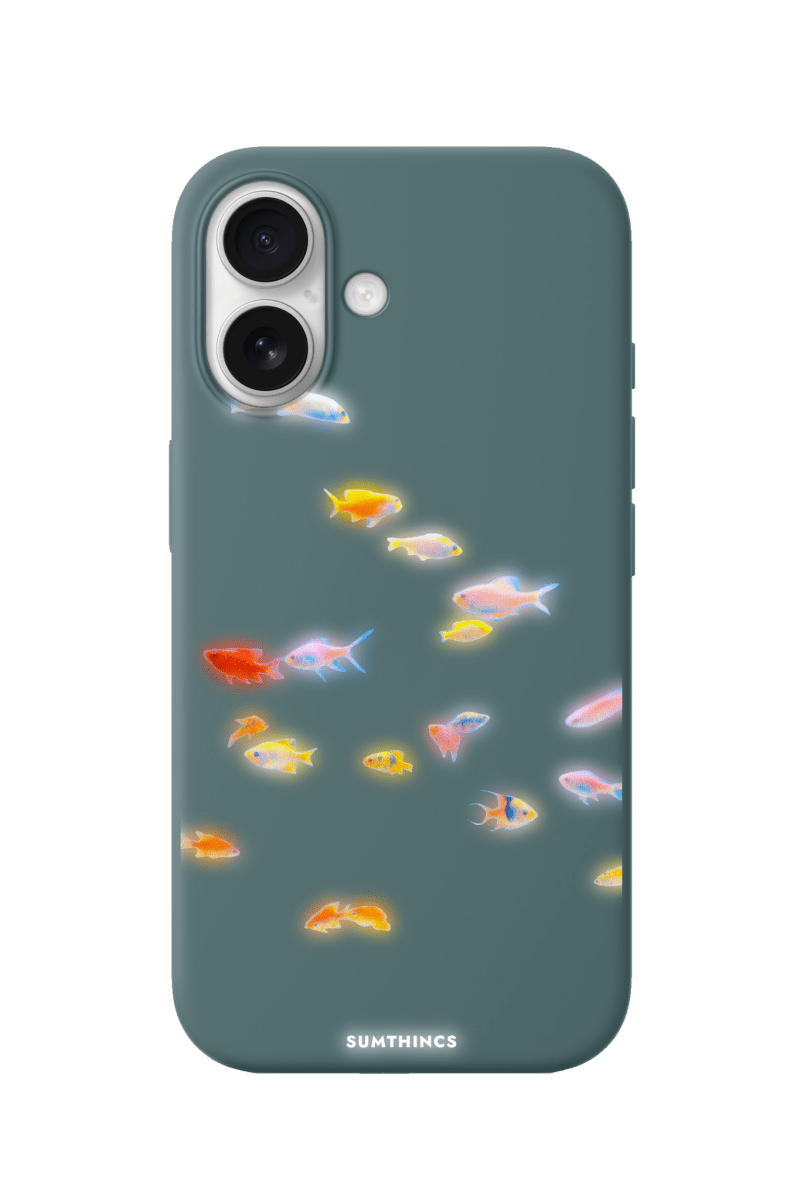 iPhone 17 Neon Fish Premium Telefon Kılıfı Kaktüs Yeşili - SUMTHINCS