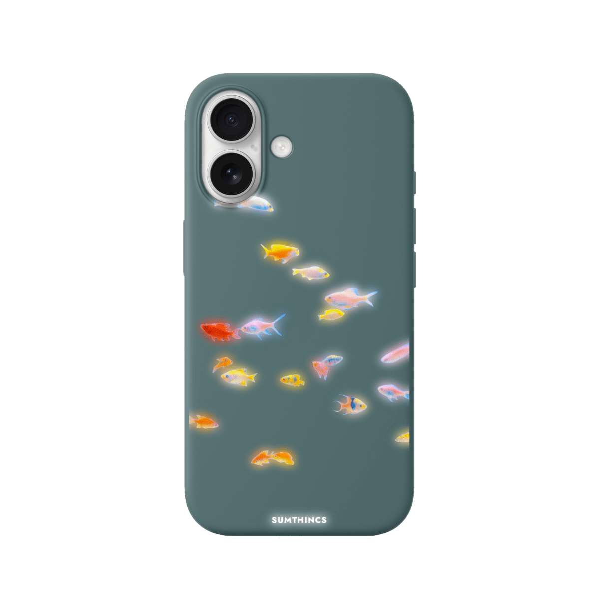 iPhone 17 Neon Fish Premium Telefon Kılıfı Kaktüs Yeşili - SUMTHINCS