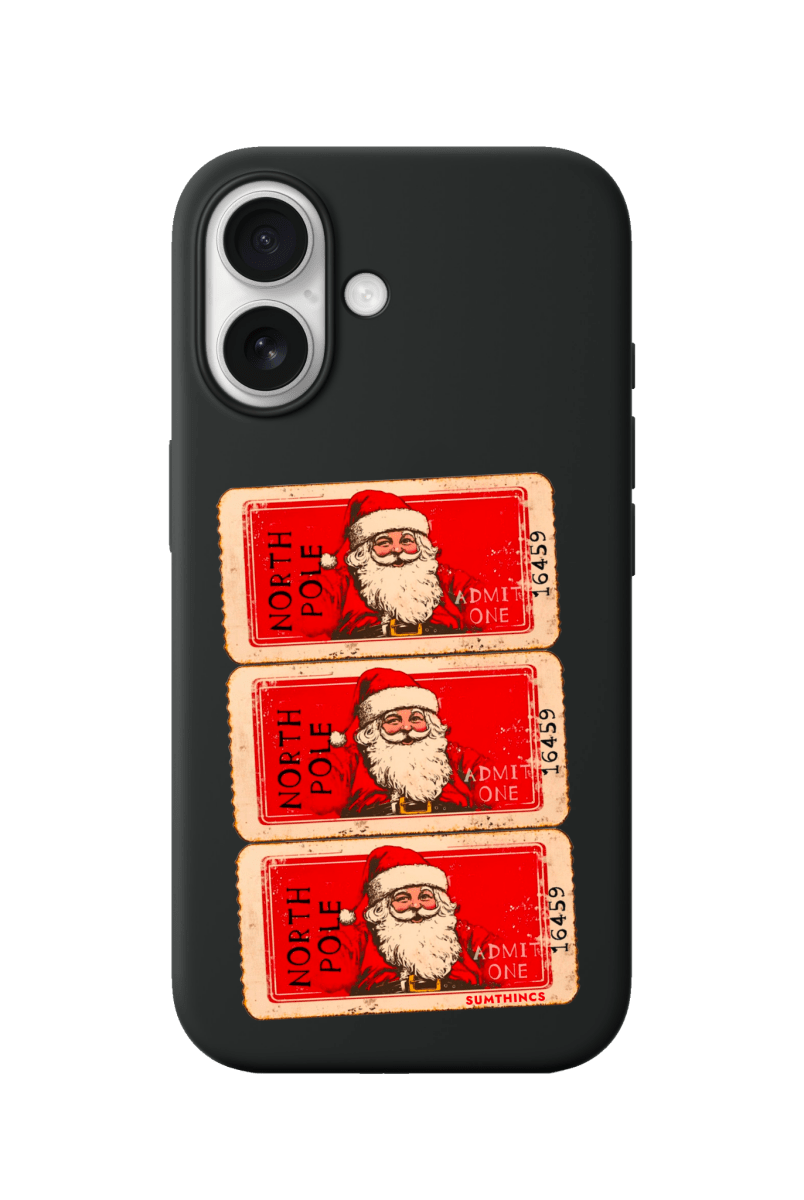 iPhone 17 Northpole Ticket Premium Telefon Kılıfı Siyah - SUMTHINCS