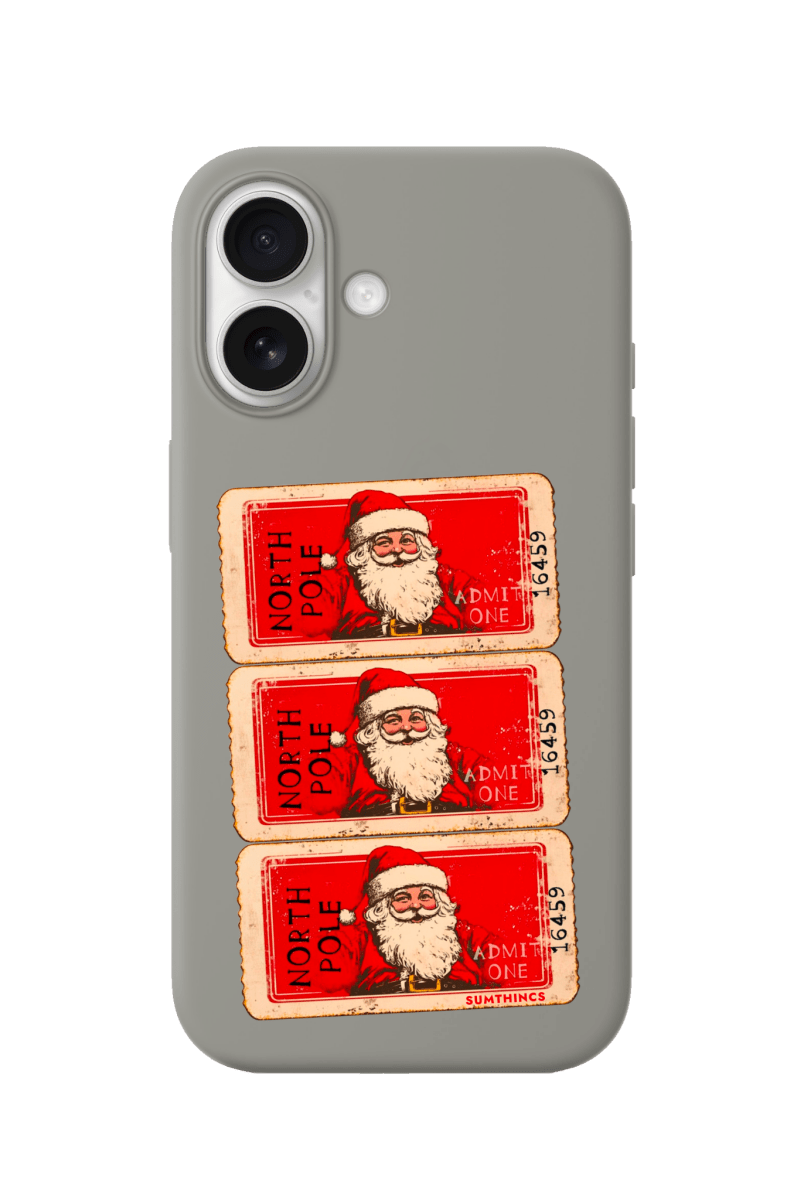 iPhone 17 Northpole Ticket Premium Telefon Kılıfı Gri - SUMTHINCS