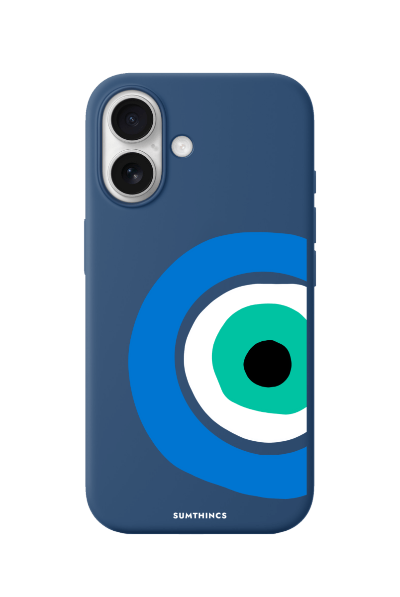 iPhone 17 Ocean Eye Premium Telefon Kılıfı Pasifik Mavi - SUMTHINCS