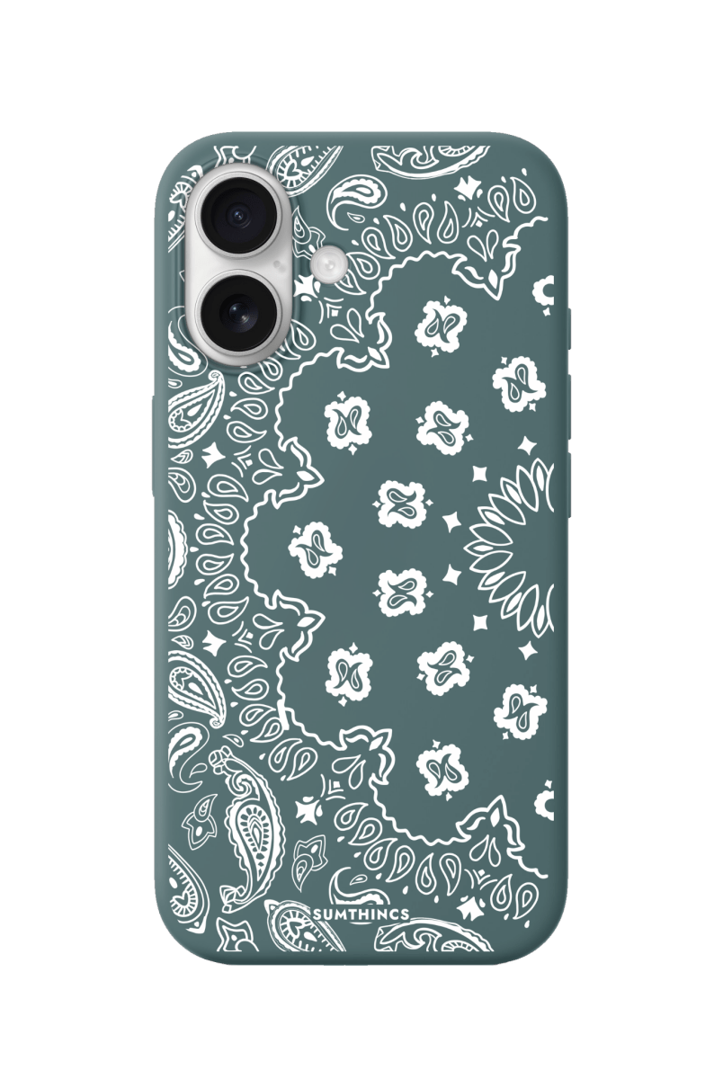 iPhone 17 Paisley Premium Telefon Kılıfı Kaktüs Yeşili - SUMTHINCS