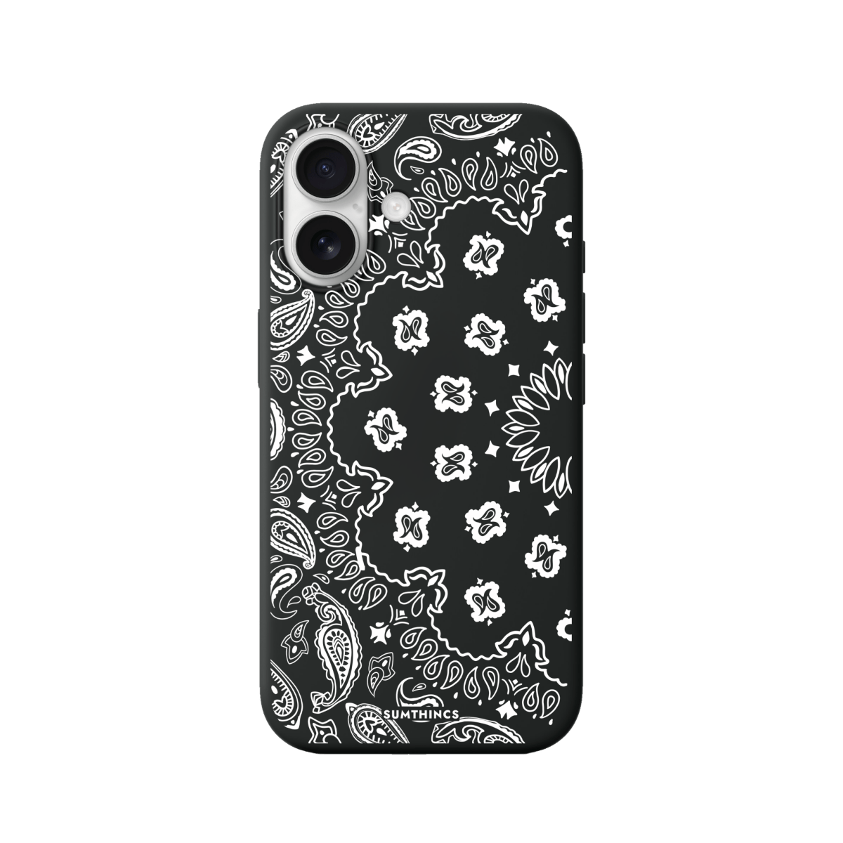 iPhone 17 Paisley Premium Telefon Kılıfı Siyah - SUMTHINCS