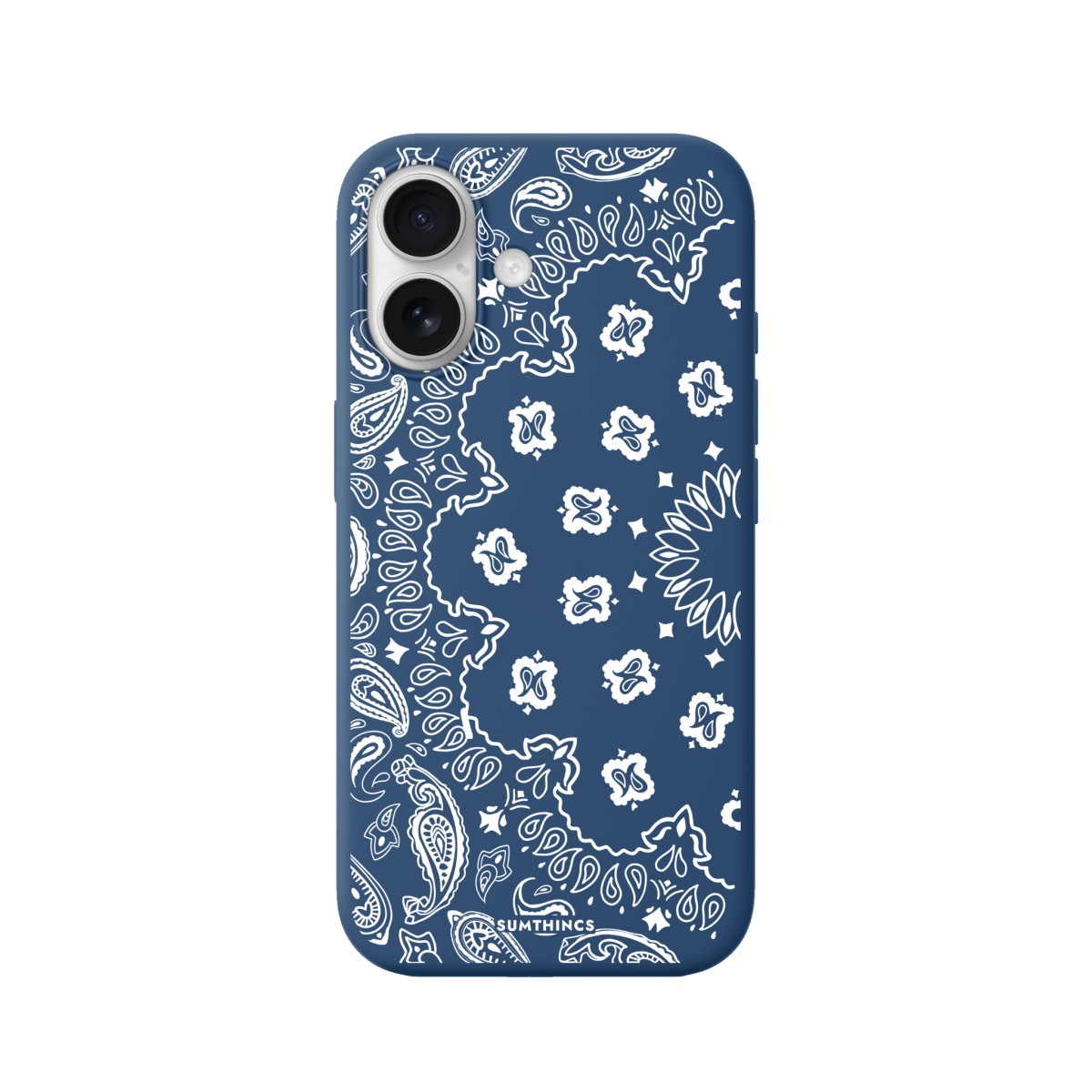 iPhone 17 Paisley Premium Telefon Kılıfı Pasifik Mavi - SUMTHINCS