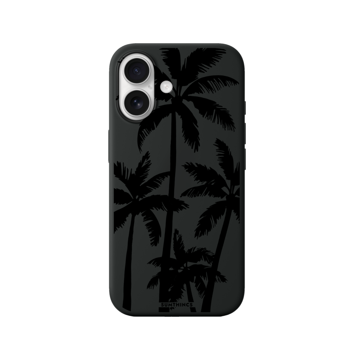iPhone 17 Palm Trees Premium Telefon Kılıfı Siyah - SUMTHINCS