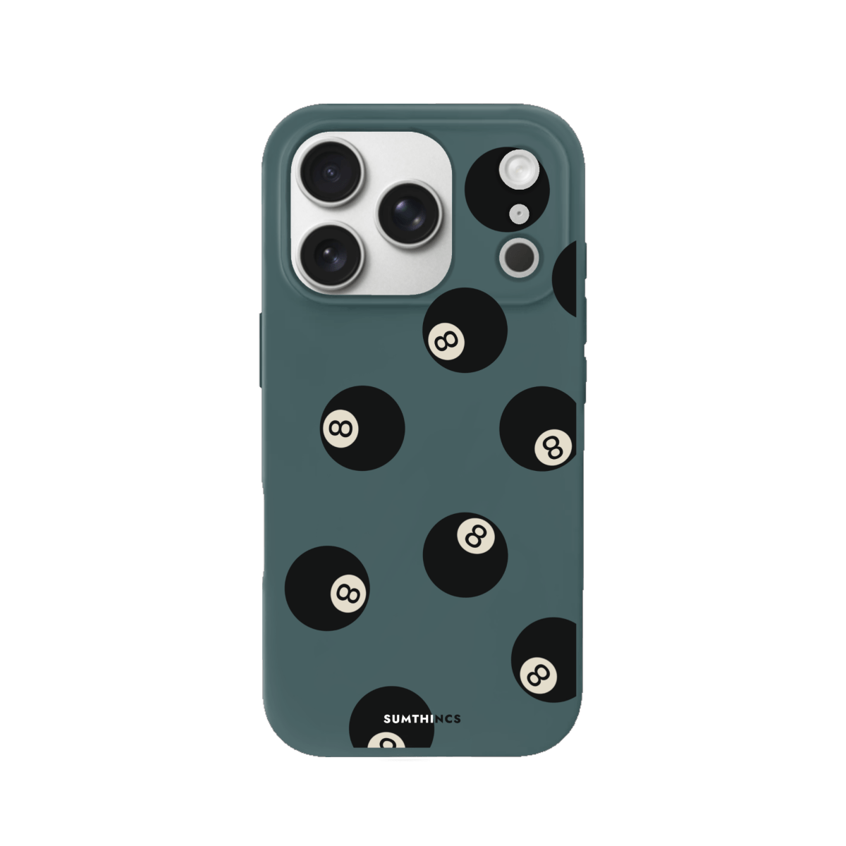iPhone 17 Pro 8Ball Premium Telefon Kılıfı Kaktüs Yeşili - SUMTHINCS
