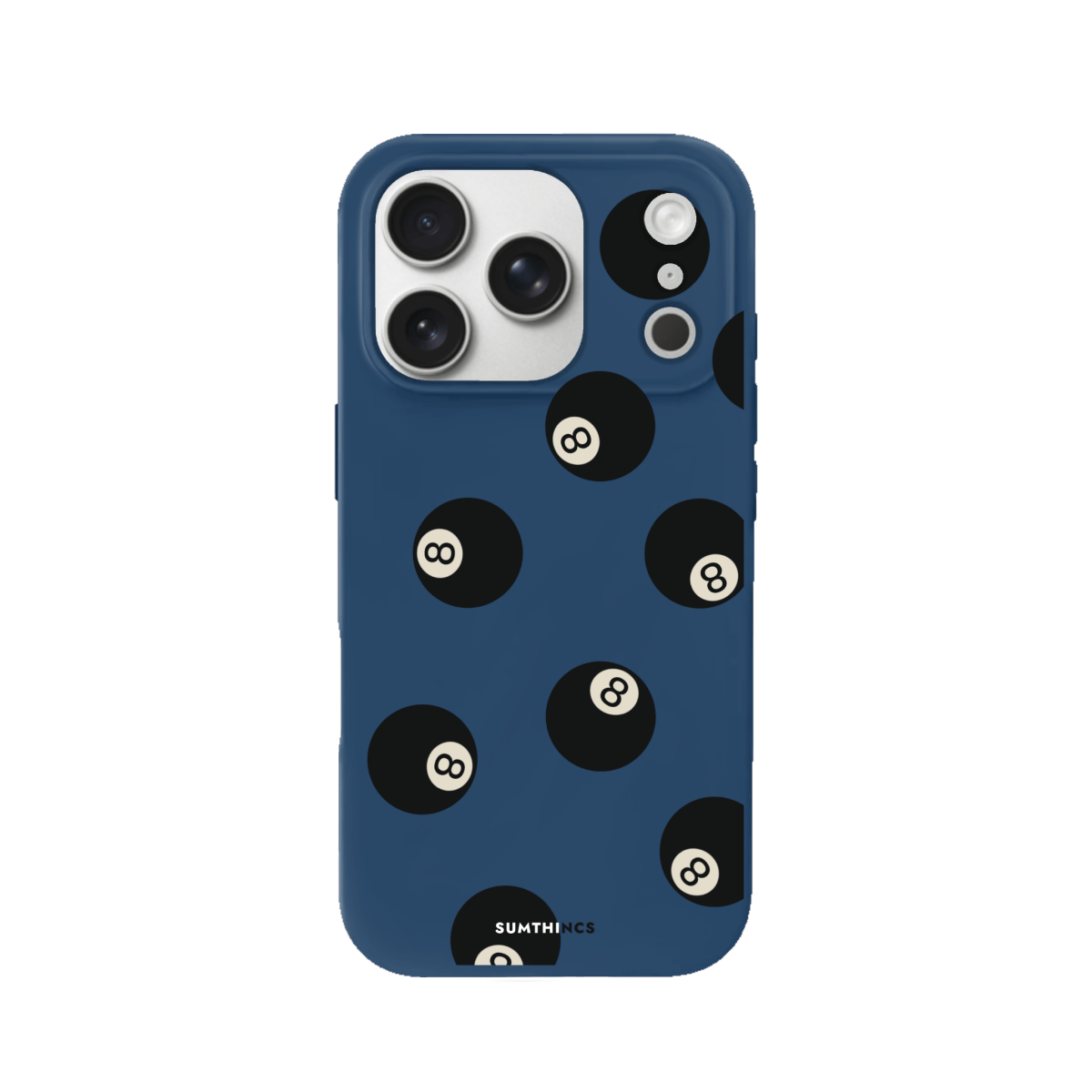 iPhone 17 Pro 8Ball Premium Telefon Kılıfı Pasifik Mavi - SUMTHINCS