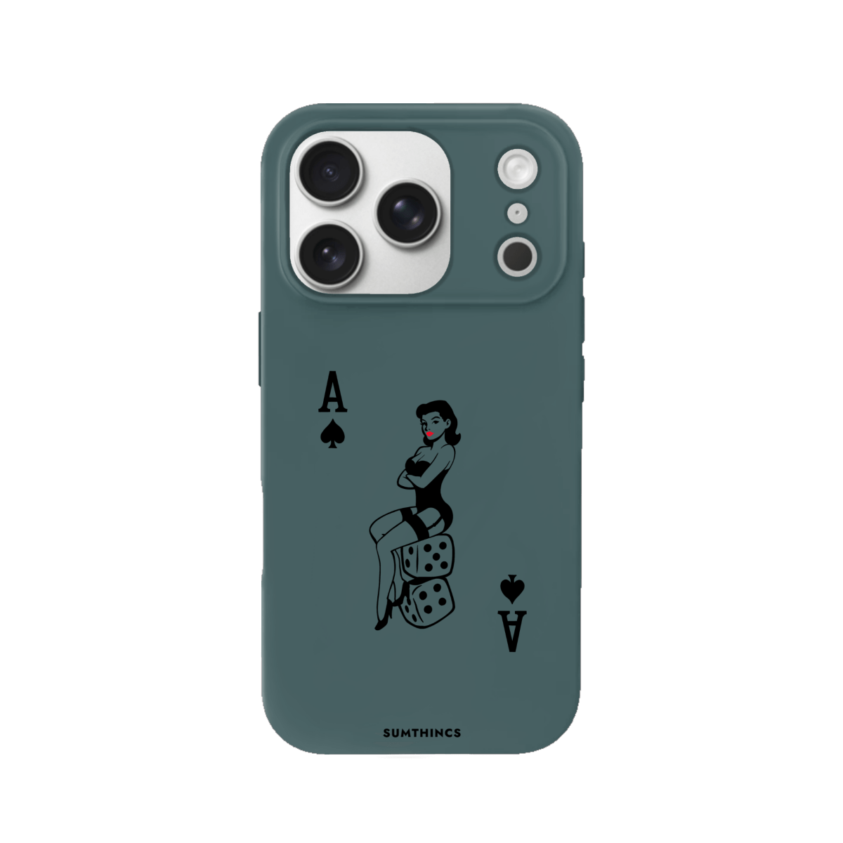 iPhone 17 Pro Ace Queen Premium Telefon Kılıfı Kaktüs Yeşili - SUMTHINCS