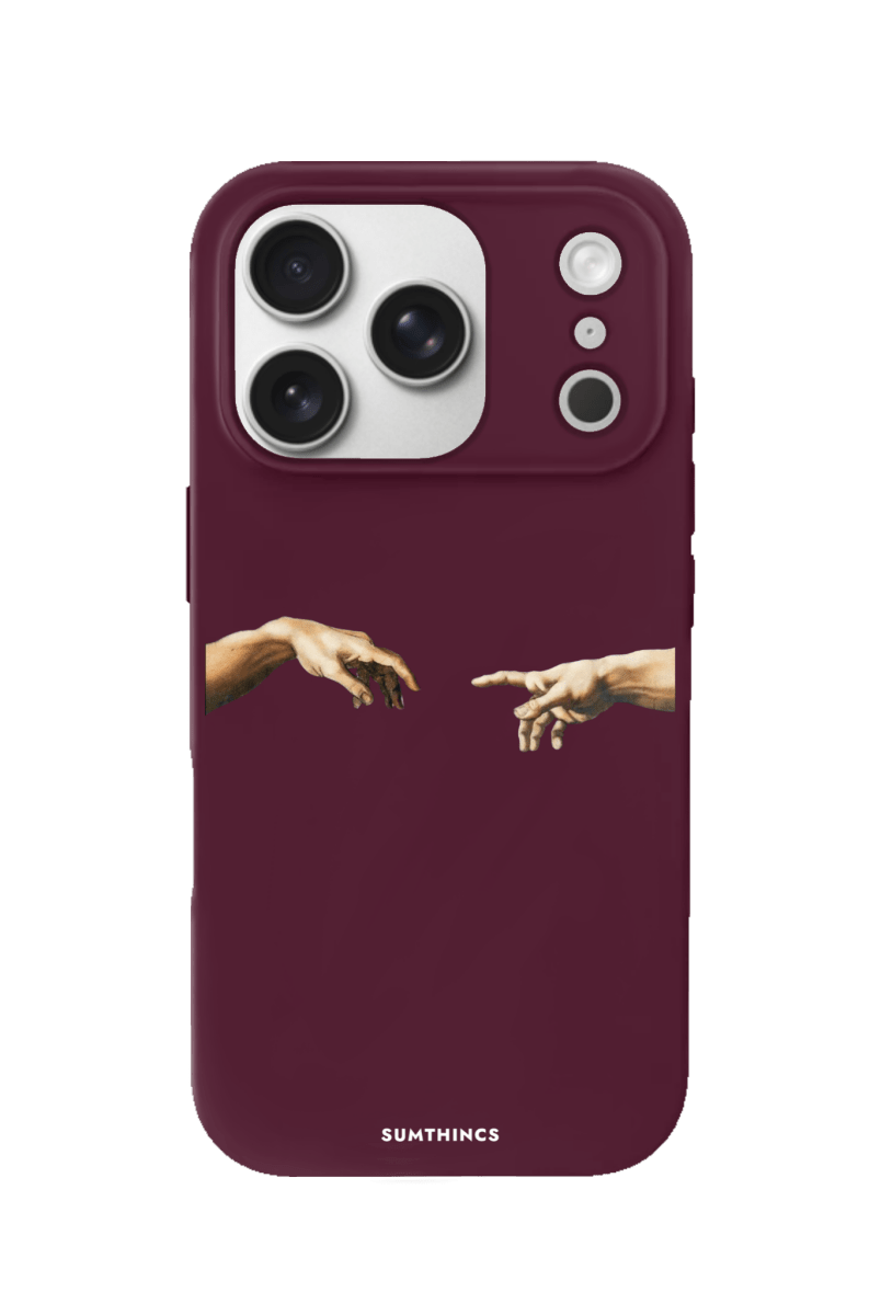 iPhone 17 Pro Adams Creation Premium Telefon Kılıfı Bordo - SUMTHINCS