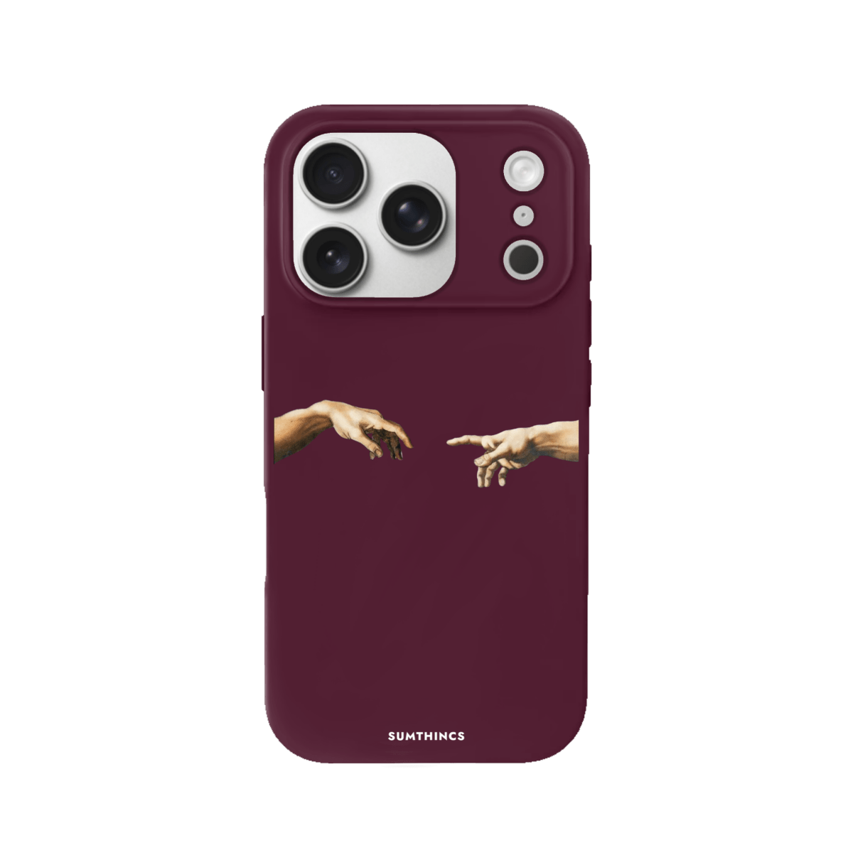 iPhone 17 Pro Adams Creation Premium Telefon Kılıfı Bordo - SUMTHINCS