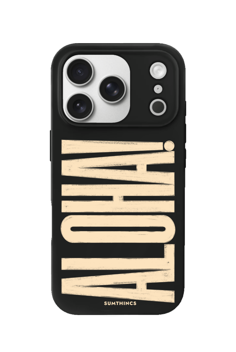iPhone 17 Pro Aloha Premium Telefon Kılıfı Siyah - SUMTHINCS