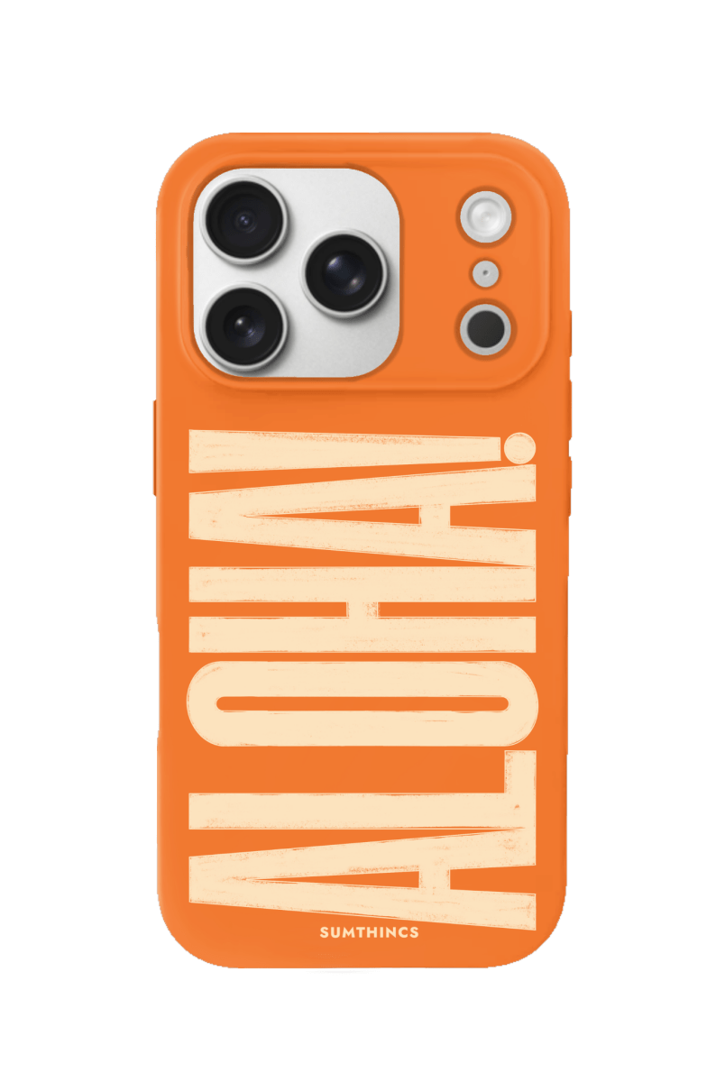 iPhone 17 Pro Aloha Premium Telefon Kılıfı Turuncu - SUMTHINCS