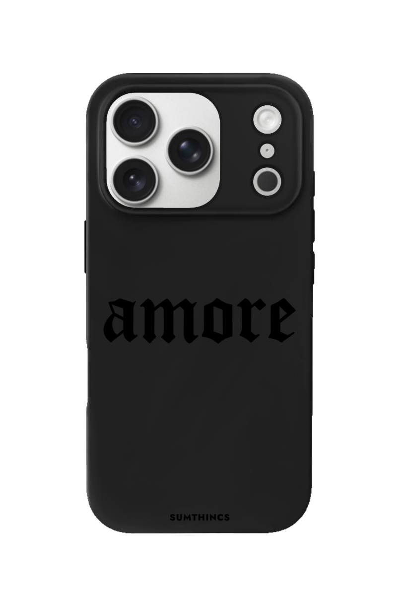 iPhone 17 Pro Amore Premium Telefon Kılıfı Siyah - SUMTHINCS