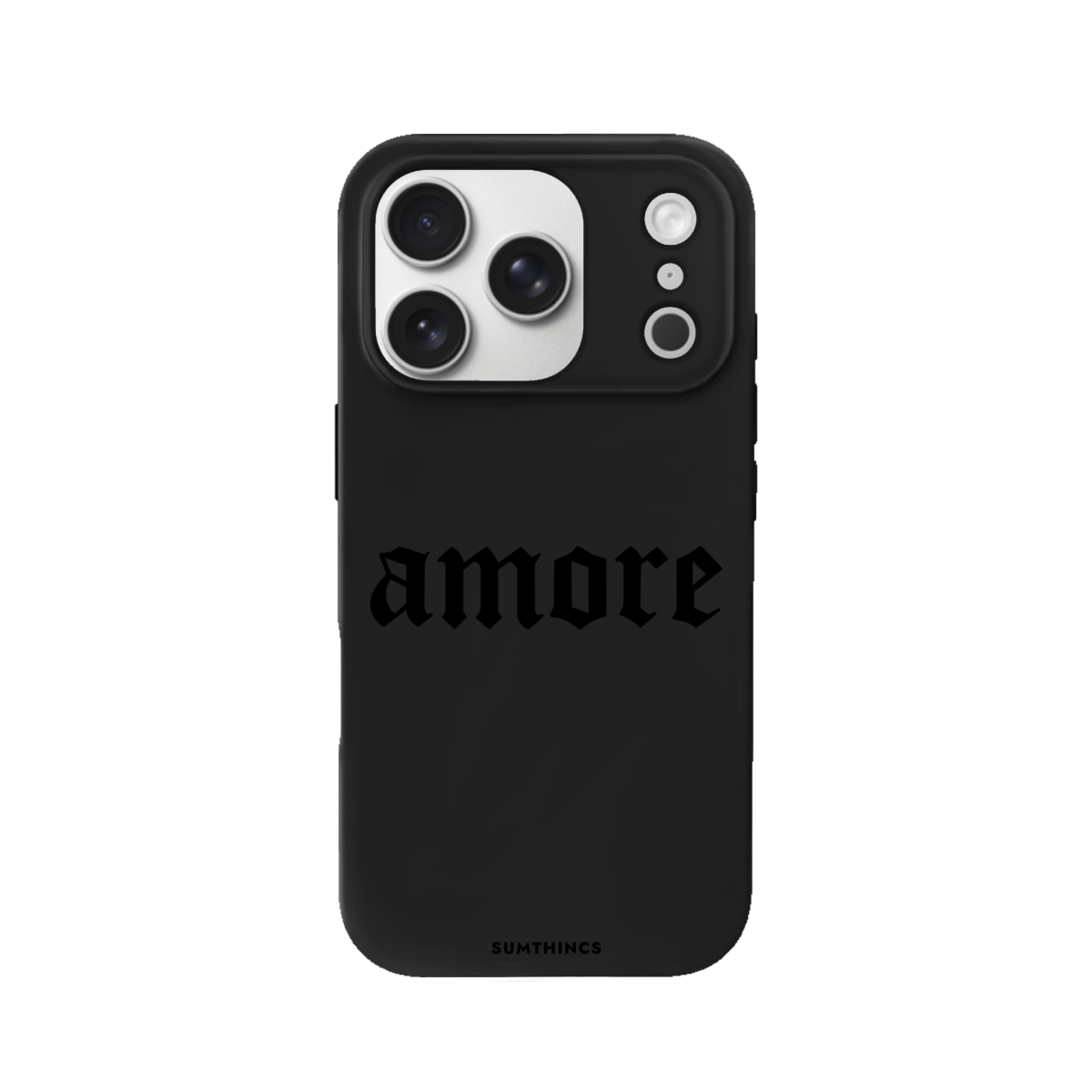 iPhone 17 Pro Amore Premium Telefon Kılıfı Siyah - SUMTHINCS
