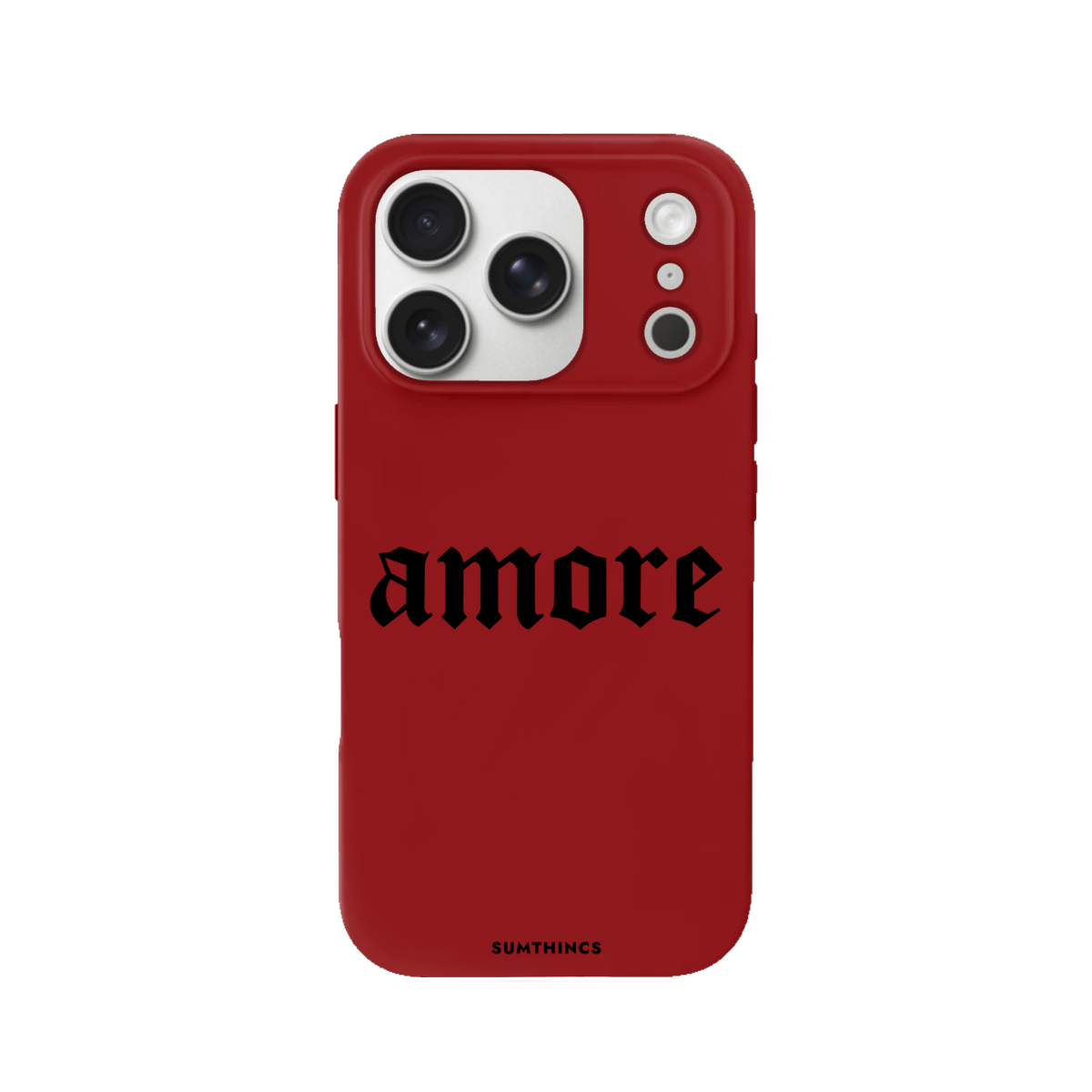 iPhone 17 Pro Amore Premium Telefon Kılıfı Kırmızı - SUMTHINCS