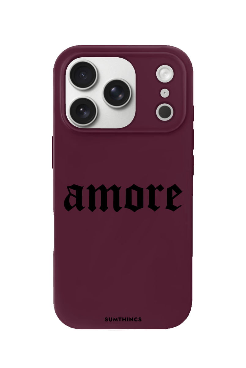 iPhone 17 Pro Amore Premium Telefon Kılıfı Bordo - SUMTHINCS