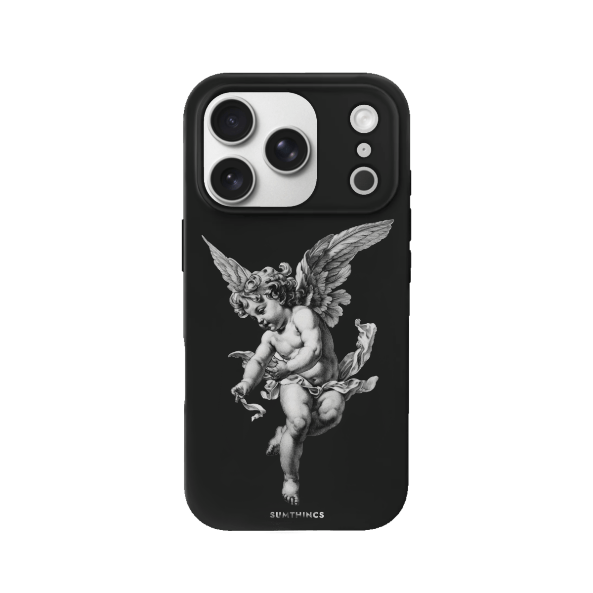 iPhone 17 Pro Angel Premium Telefon Kılıfı Siyah - SUMTHINCS