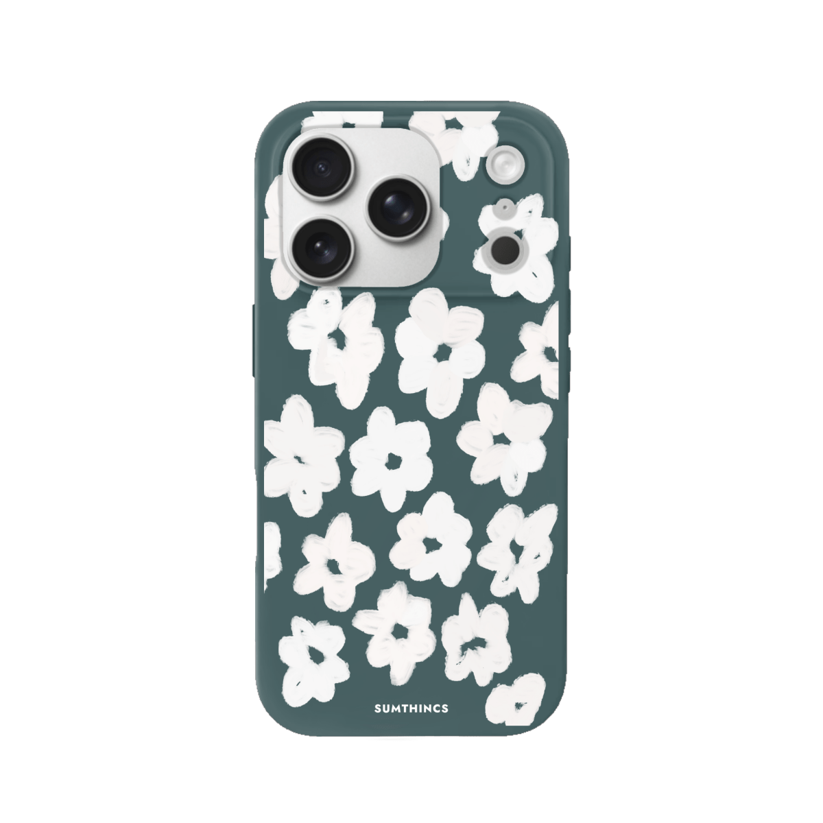 iPhone 17 Pro Blossoms Premium Telefon Kılıfı Kaktüs Yeşili - SUMTHINCS