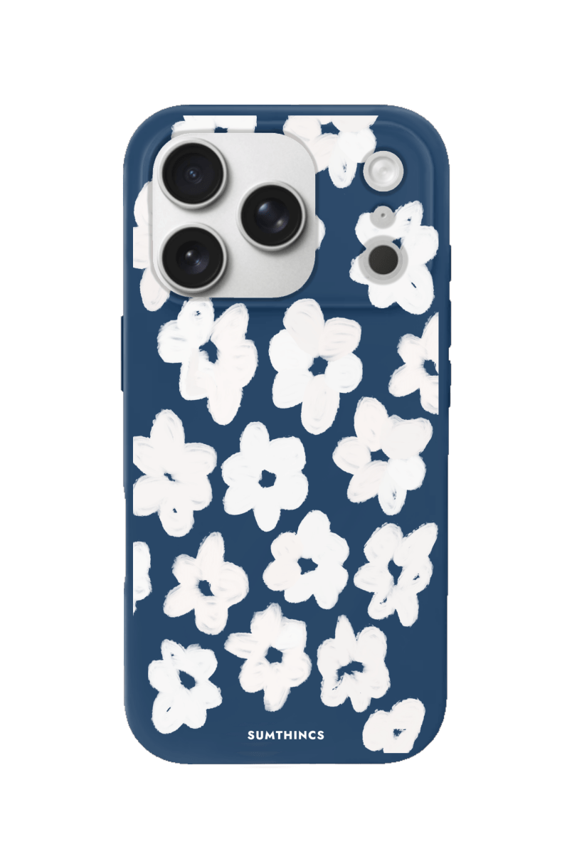 iPhone 17 Pro Blossoms Premium Telefon Kılıfı Pasifik Mavi - SUMTHINCS