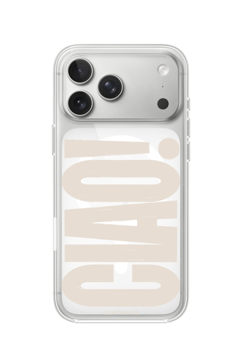 iPhone 17 Pro Ciao Clear Magsafe Şeffaf Telefon Kılıfı - SUMTHINCS