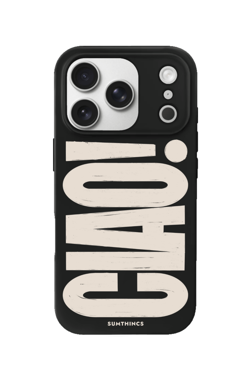 iPhone 17 Pro CIAO! Premium Telefon Kılıfı Siyah - SUMTHINCS