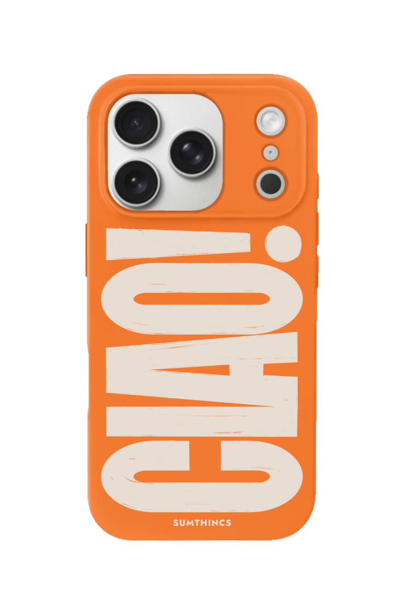 iPhone 17 Pro CIAO! Premium Telefon Kılıfı Turuncu - SUMTHINCS