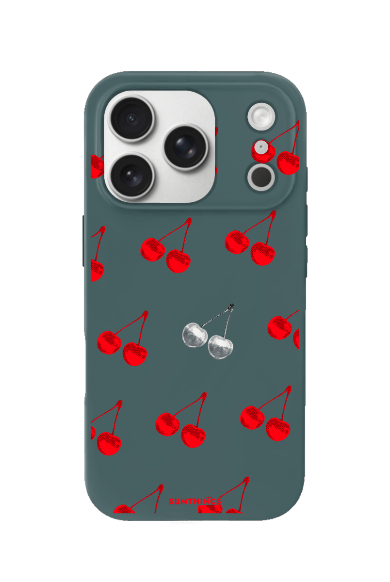 iPhone 17 Pro Disco Cherry Premium Telefon Kılıfı Kaktüs Yeşili - SUMTHINCS