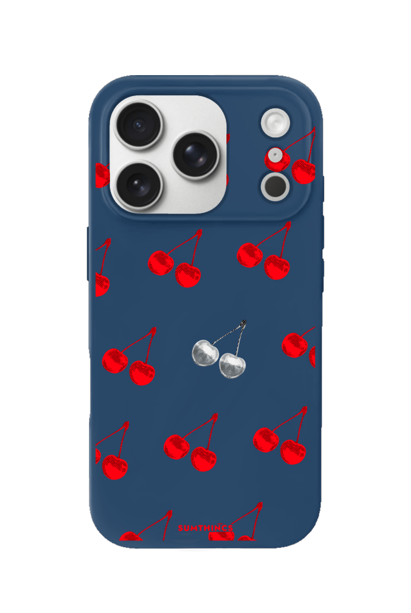 iPhone 17 Pro Disco Cherry Premium Telefon Kılıfı Pasifik Mavi - SUMTHINCS