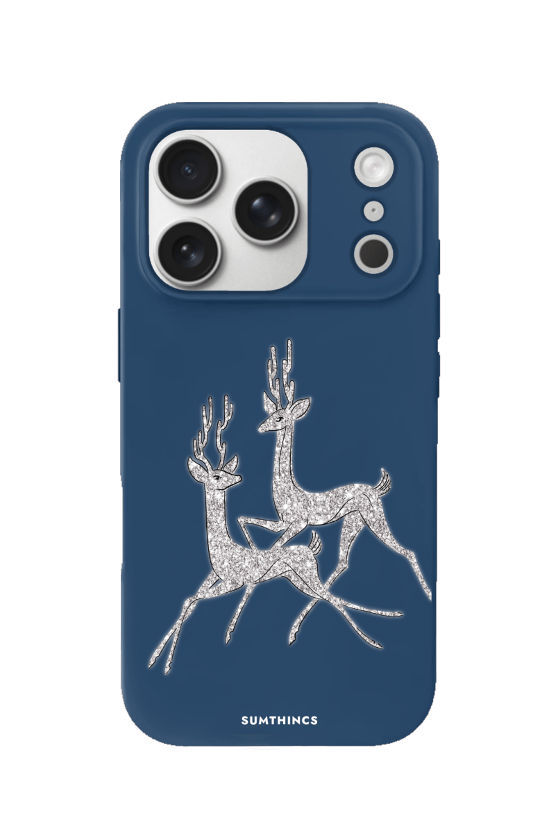 iPhone 17 Pro Disco Deers Premium Telefon Kılıfı Pasifik Mavi - SUMTHINCS